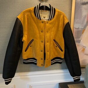 BlankNYC Suede Bomber Jacket Size L